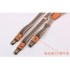 Mendence Suspenders, Women's, Men's, Button-type, Unisex, Thin, Y-Shaped, Leather, Solid,