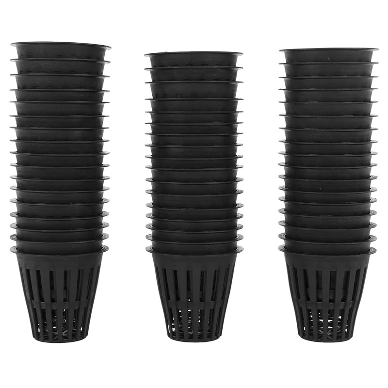 50Pcs Hydroponics Cups Lightweight Economy Net Pots 2 Inch Plastic