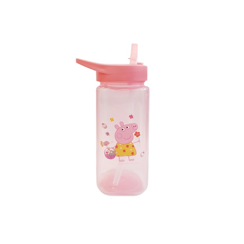 Toddler Cutlery Set, Square Straw Sipper 420ml, Fork & Spoon,