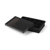 Cambridge 9468IMTW 15-Cube Black Silicone Ice Mold With Lid