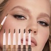 Eyebrow Pencil Waterproof & Sweatproof with Dual-Ended Design for Precise