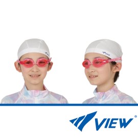 View V722J PMV Swimming Goggles, Made in Japan, For Elementary School Students, Antibacterial Model, Anti-Fog Function