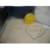 LAME CANDY HEART COOKIE STAMP EMBOSSER MADE IN USA PR5486