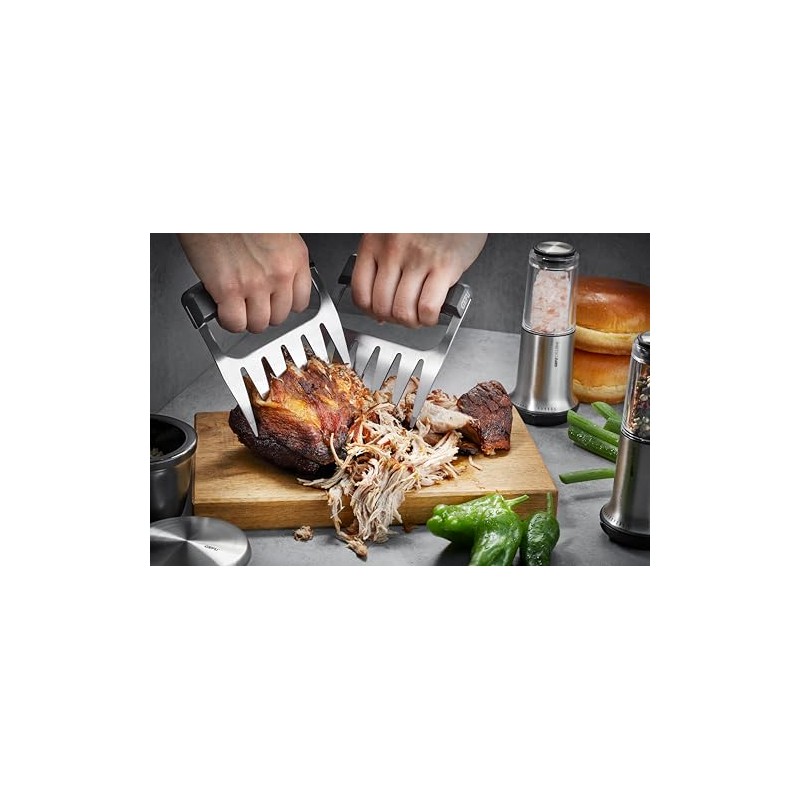 GEFU BBQ Meat Claws Silver/Black 30 x 30 x 30