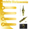 Spear Flag Pole Topper for Indoor 2-Pack, Gold Plastic Spear