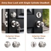 Knobonly 6 Set Keyed Same Entry Door Knob with Single