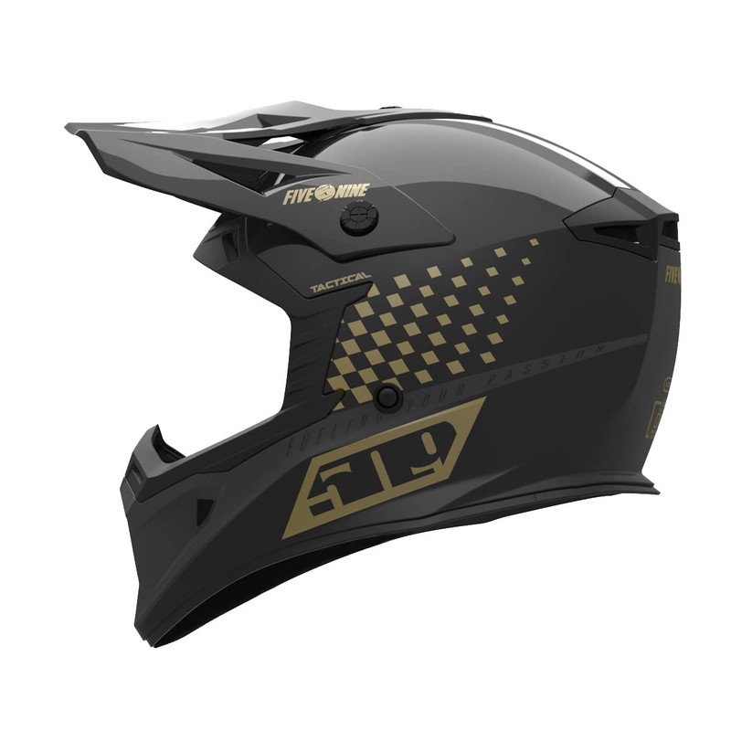 509 Tactical Offroad Helmet (Speedsta Black Gold - 2X-Large)