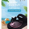 3 Pairs Transparent Silicone Thong Sandal Self-Adhesive Forefoot Cushion with