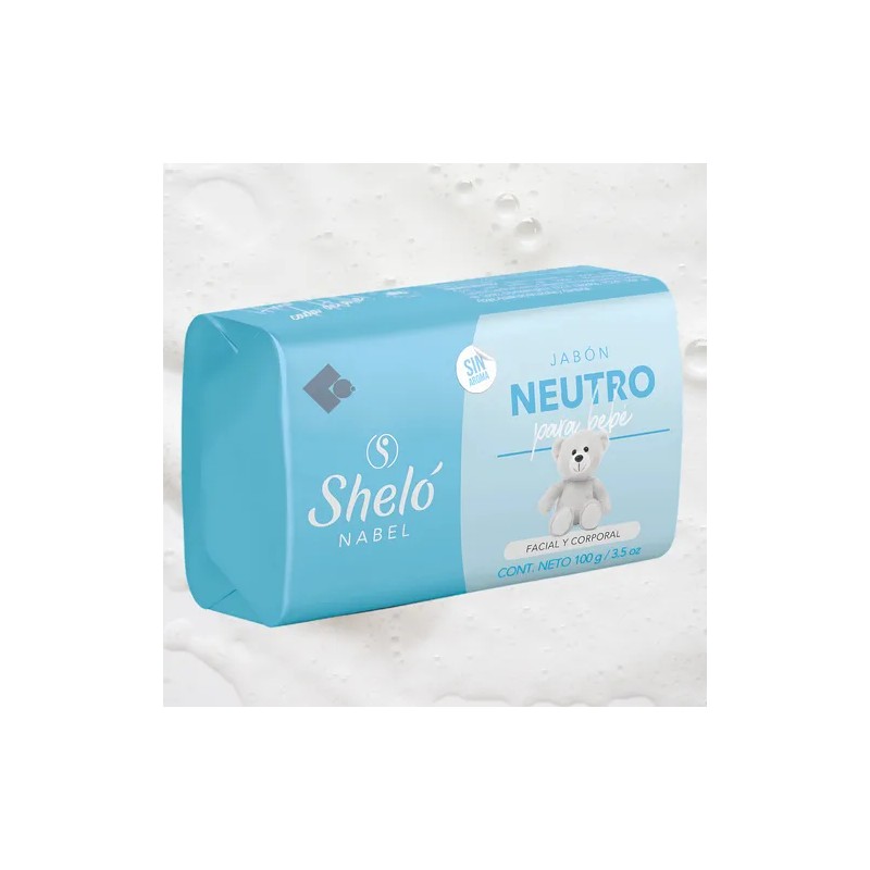 Jabon Neutro Para Bebe Sin Aroma 100grs Shelo Nabel