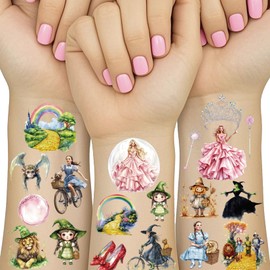 Witch Tattoos Temporary - 120pcs Waterproof Wizard Themed Tattoos Stickers for Witch Party Craft, Birthday Favors, Movie Nights and Bachelorette Events Decorations (tattoo120)