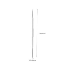 PACKOVE 6PCS Ingrown Nail Care Tool Set Professional Nail Dirt Removal Tools for Pedicure Includes Groove Spoon for Effective Cleaning for Home and Salon Use