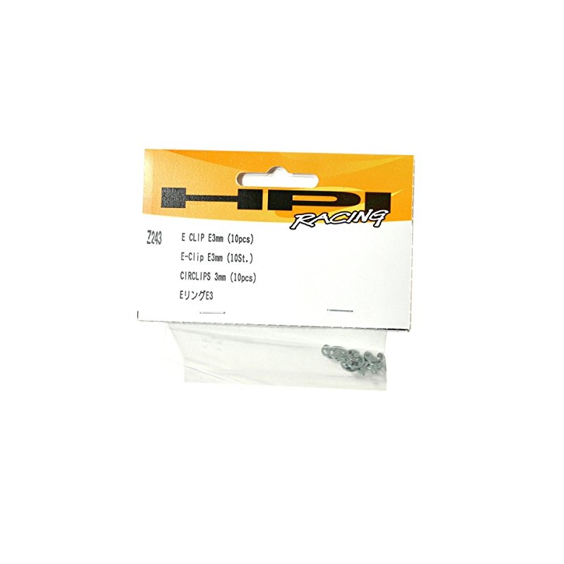 HPI Racing E Clip 3mm (10pcs) Z243