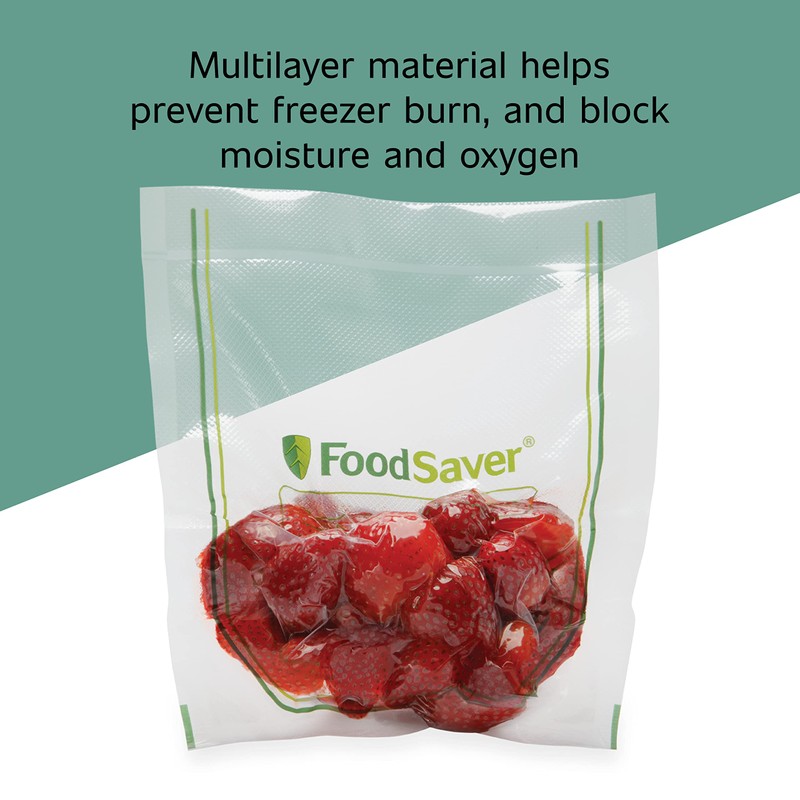 FoodSaver Easy Fill 1-Gallon Vacuum Sealer Bags | Commercial Grade