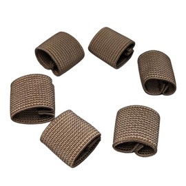 USA Mil-Spec Molle Backpack Elastic Webbing Strap Clip Keepers (TAN 499, 1")