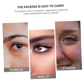 2sets Eyebrow Grooming Kit with Scissors Tweezers Trimmer and Brush for Precision Eyebrow Shaping Makeup Tool for Men Women