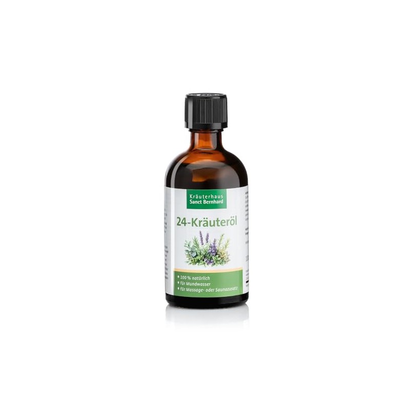 Sanct Bernhard 24 Herbal Oil 100% Pure Essential Oil 100ml