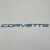 Advanced Trims BLUE C5 Corvette Dash Plastic Lettering 1997 -