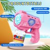 Eaglestone 2 Pack Automatic Bubble Guns for Kids with LED