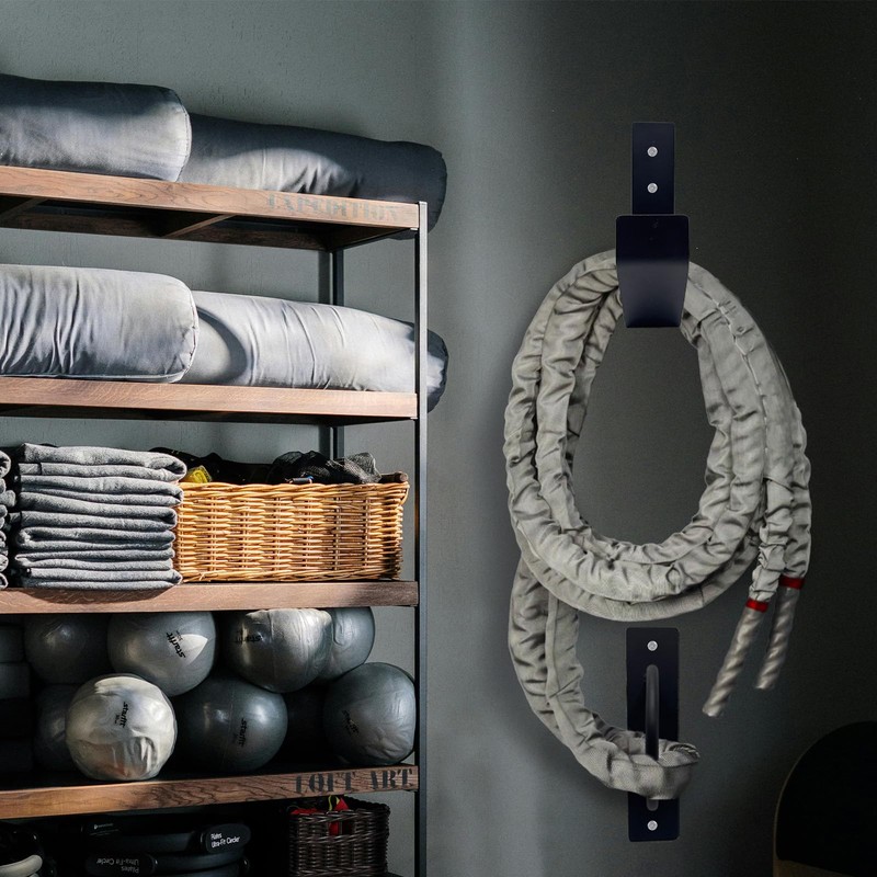 Mibcocny Battle Rope Anchor Kit Wall Mount, Set With Workout