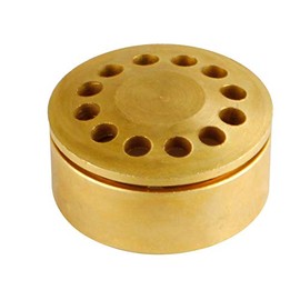 Burner Head Perforated Brass for Turbo Cookers 1 and 2 Burners