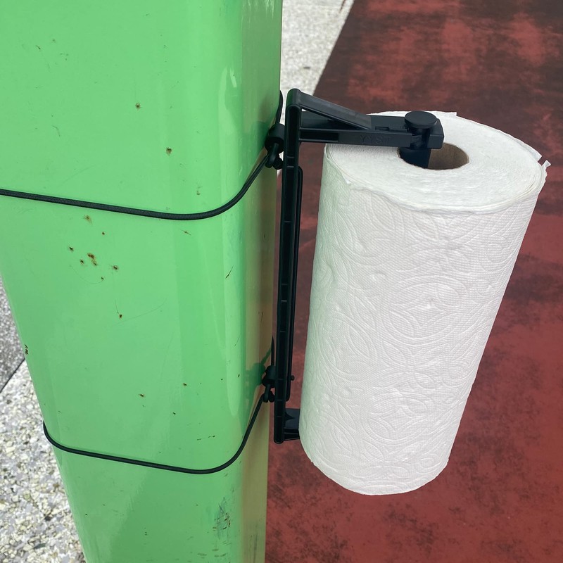 YYST Wire Shelving Paper Towel Holder Paper Towel Holder for
