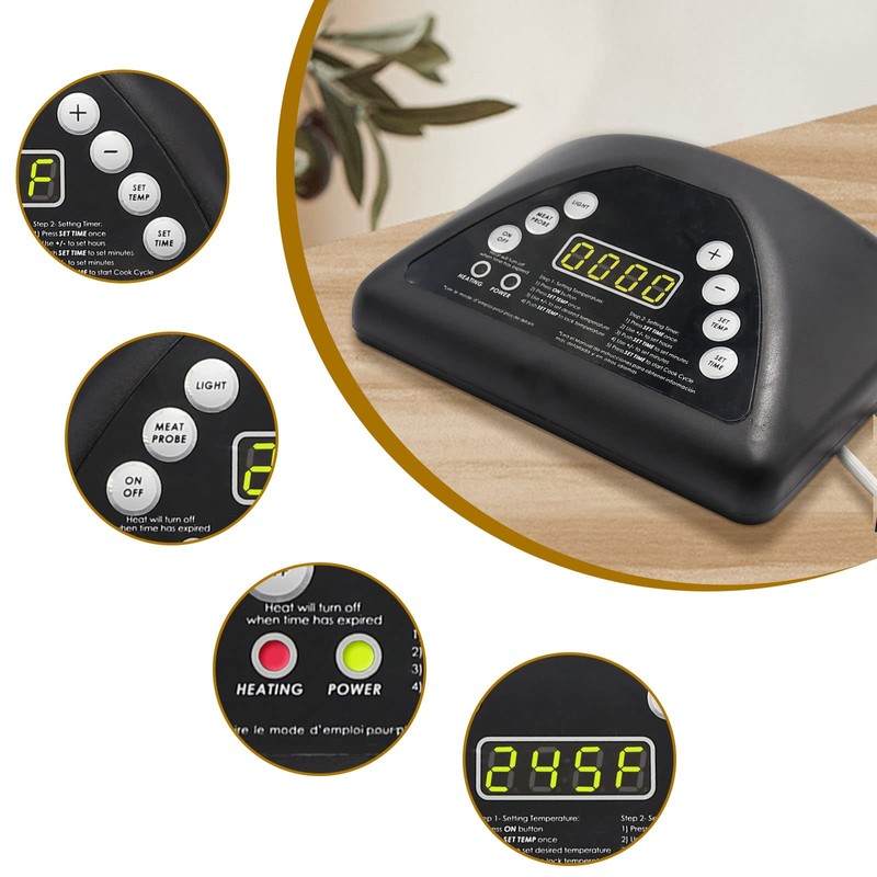 Hoypeyfiy Electric Smoker Digital Control Panel Kit Replacement for Masterbuilt