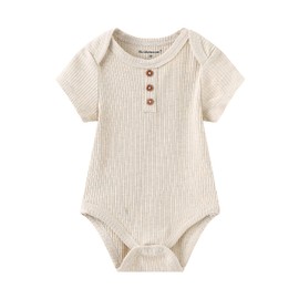 Kiddiezoom Newborn Unisex Cotton Bodysuits - 5-Pack Gift Baby Clothes