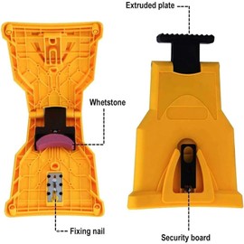 Libiyi Portable Chainsaw Sharpener for 14, 16, 18, 20 Inch Chainsaw Blades - Fast, Efficient Chain Saw Sharpener with 2 Sharpening Stones, 1 Piece