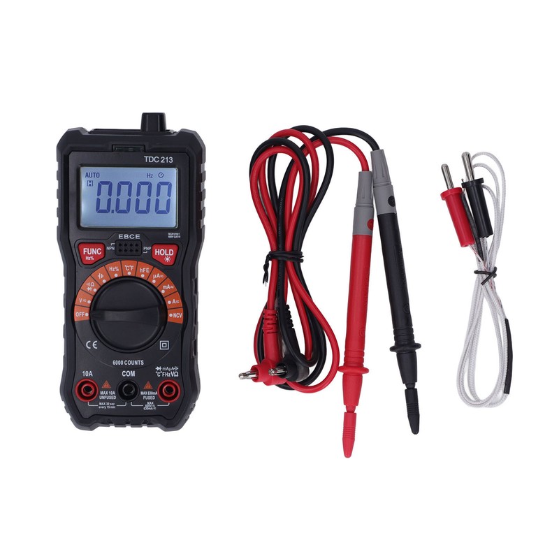 Multimeter Automatic Accurate Measurement Falling Proof Digital Display Portable Voltmeter