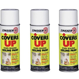 Zinnser 03688 Covers Up Stain Sealing Ceiling Paint, White (3)