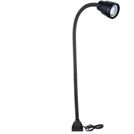 XUNDE CNC Led Machine Work Lights 5W 24V Waterproof IP54 Bolt on Industrial Light with Plus Long Gooseneck Lamp (1200mm)