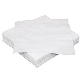 Fiesta CM561 Cocktail Napkin, 1-Ply, 25 cm x 25 cm, White (Pack of 250)