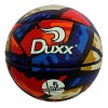 Balón De Basquet Hule Duxx Flow #5 Azul Con Rojo