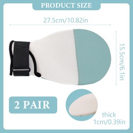 2PCS Dementia Restraint Gloves, Hand Restraints for Elderly Dementia Patients, Hand Control Dementia Safety Medical Mittens, Dementia Products for Elderly