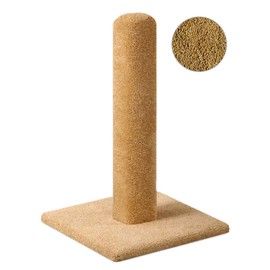 CozyCatFurniture Carpet Cat Scratching Posts for Small & Large Cats, Made in USA with Solid Wood Poles
