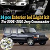 14Pc Super White 6000k Car Interior LED Light Kit Package