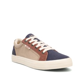 Taos Plim Soul - Tenis de plataforma elegantes para mujer, con curvas y vainas, plantilla extraíble, soporte de arco, diseño clásico para la moda diaria, comodidad durante todo el día, Azul Marino Multi, 6 US