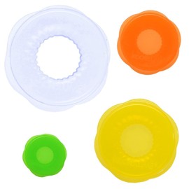 Kochblume Stretch-ii 4er Set | Ø 4-10,5cm Stretch-ii | Frischhaltedeckel | Universaldeckel | Premium-Silikon & BPA frei| Hitzebeständig | Spülmaschinenfest | Farbmix