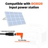 DC 7909 Female to DC 8020 Male Adapter, 90 Degree