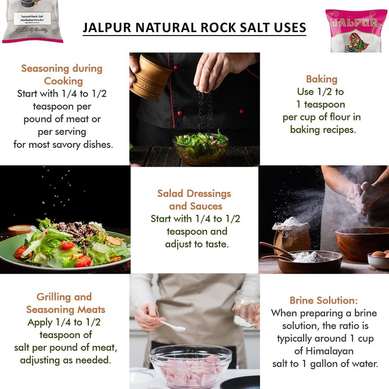 Jalpur Natural Rock Salt (sindhalun Powder) - 200g