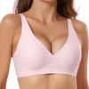 GXOULRRA Deep V Bras for Women Comfort Wireless Bras Bralettes