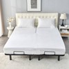 Kingnex Waterproof Split Top King Mattress Protector for Adjustable Bed