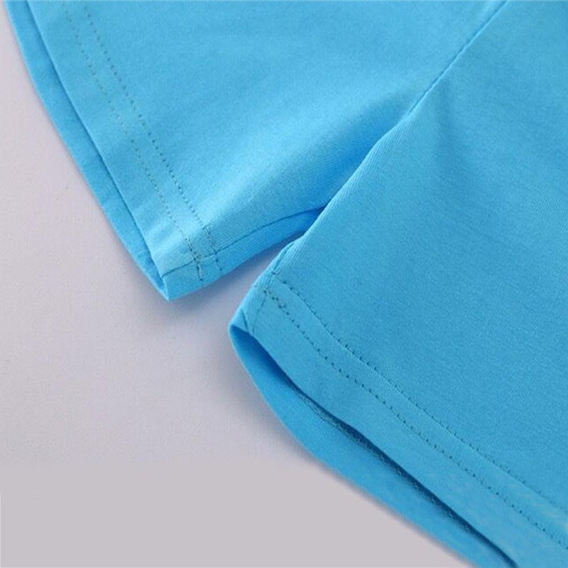 FedMois Boys' Summer Shorts Cotton, Pack of 4, Blue, Grey,