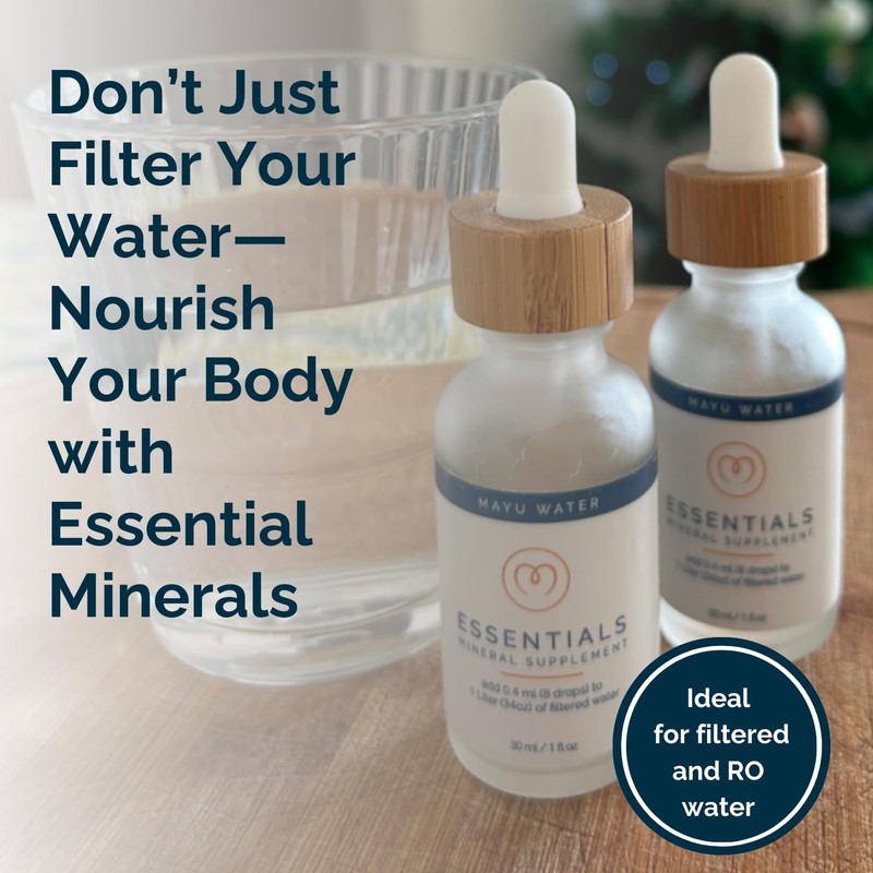 Mayu Concentrated Ionic Trace Mineral Drops - Rich Concentrate Electrolytes: