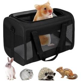 Funda de transporte para gatos, aprobada por aerolíneas, protable y transpirable, almohadilla de forro polar, plegable, para gatos medianos, gatos