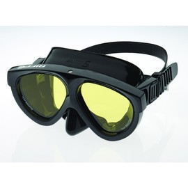 Riffe Mantis 5 Mask (Black w/Amber Lens)