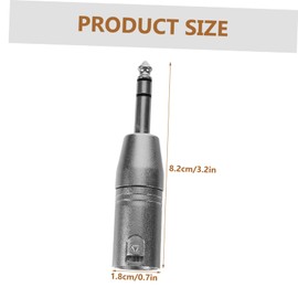 Kisangel 4pcs XLR Male Adapter Durable Audio Coupler for Mixer Amplifier and Recording Equipment Versatile to XLR Converter for Sound Transmission