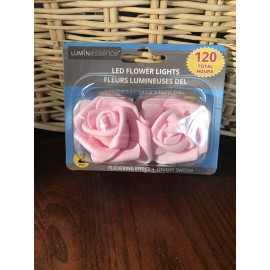 Unbranded LED flower lights pink rose