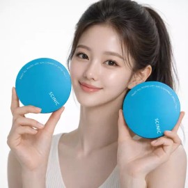 Cynic 싸이닉 엔조이 올라운드 에어리 선쿠션 25g 2개 육산여성 김민지 선쿠션 Cyunic Enjoy All-Round Airy Sun Cushion 25g 2 pieces Yuksan Women's Kim Min-ji Sun Cushion
