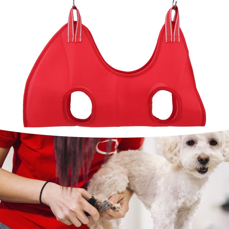 Dog Grooming Hammock Set Breathable Safe Restraint Bag Pet Grooming